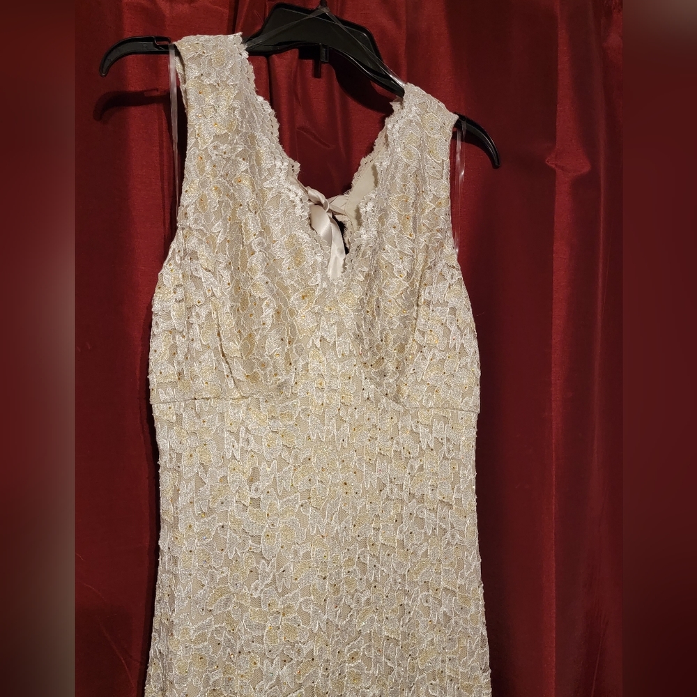 Gold Maxi Dress - Size Large